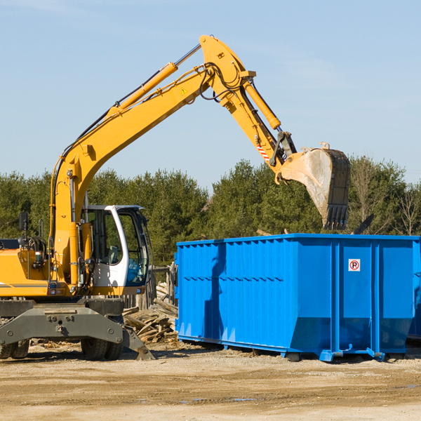 can i choose the location where the residential dumpster will be placed in Bingham Lake Minnesota